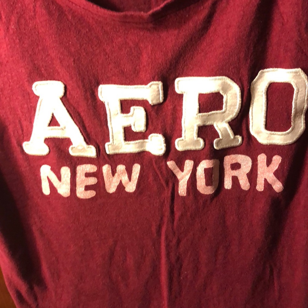 Aeropostale Maroon short sleeve T-shirt size L - Picture 4 of 4